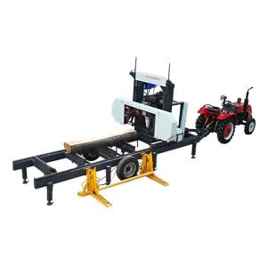 China Forestry equipment horizontal wood portable band saw Hydraulic sawmill wholesale