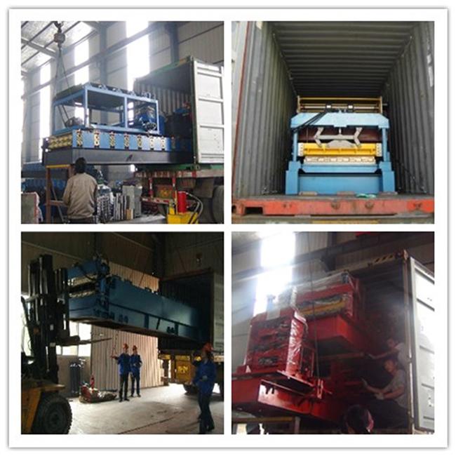 New YX25 - 210 - 840 type color steel tile roll forming machine 2018 new type roof sheet machine