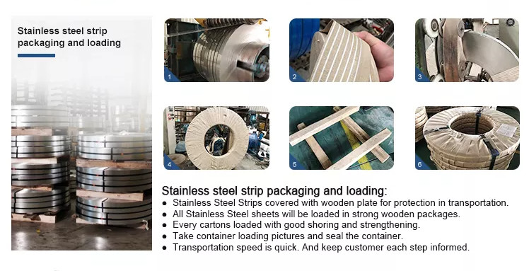 304 201 ASTM Stainless Steel Strip Mirror BA Customized Sizes