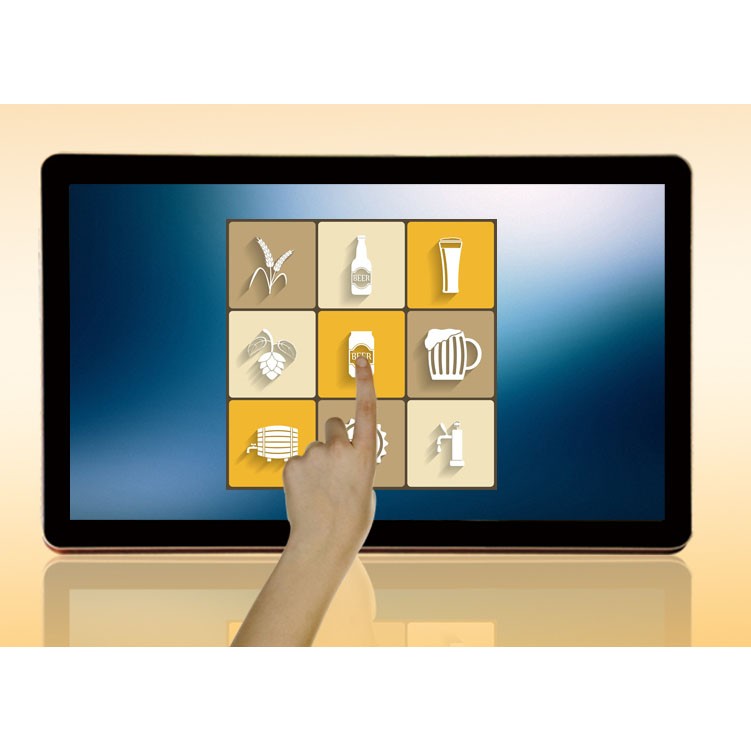 55" inch capacitive touch monitor capacitive touch panel with Android or Win10/11 for self-service terminal advertising kiosk