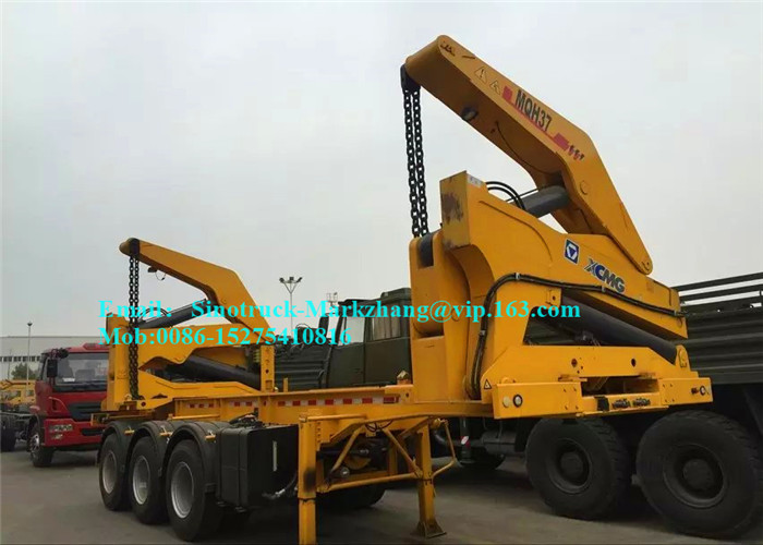SINOTRUCK Port Handling Equipments Side Loader Container Truck Wireless Control