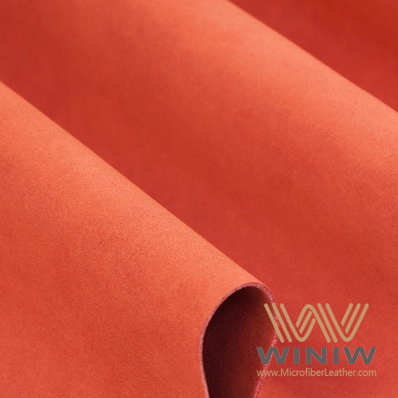 Soft PU Microfiber Faux Leather Material Automotive Abrasion Resistant