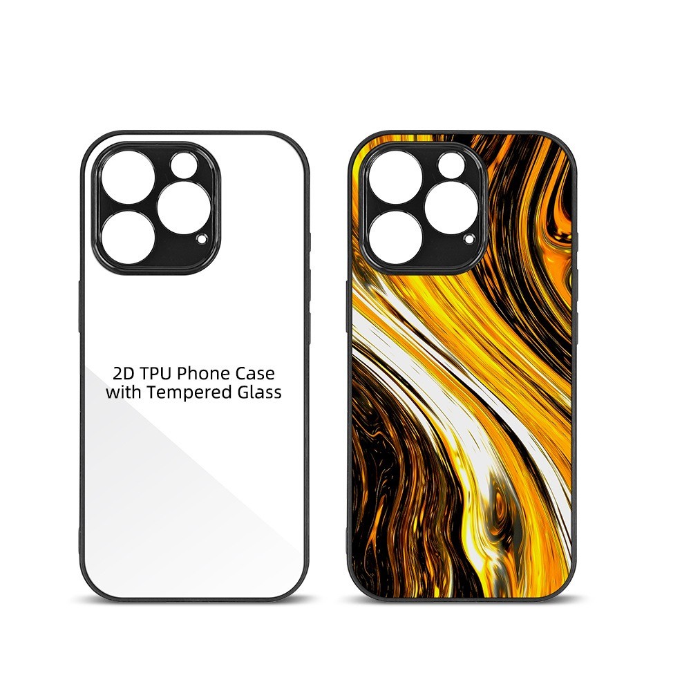 DIY Custom Tempered Glass Sublimation Phone Case For IPhone 16