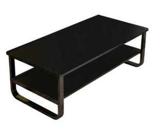 China Low Profile Modern Living Room Coffee Table , Contemporary Black Coffee Table wholesale