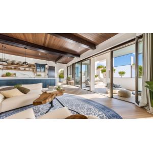 Fireproof Silver Aluminum Sliding Glass Patio Doors Manufacturers