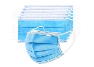 China Lace Up Disposable Non Woven Face Mask , Odorless Surgical Mask Disposable 3 Ply wholesale