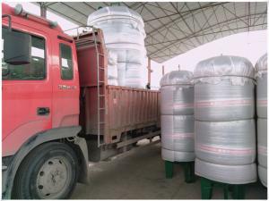 China Vertical Compressed Oxygen Storage Tank 110 Degree Operating Temperature wholesale