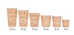 Single Wall Branded Paper Coffee Cups Food Grade Full Colour Printing
