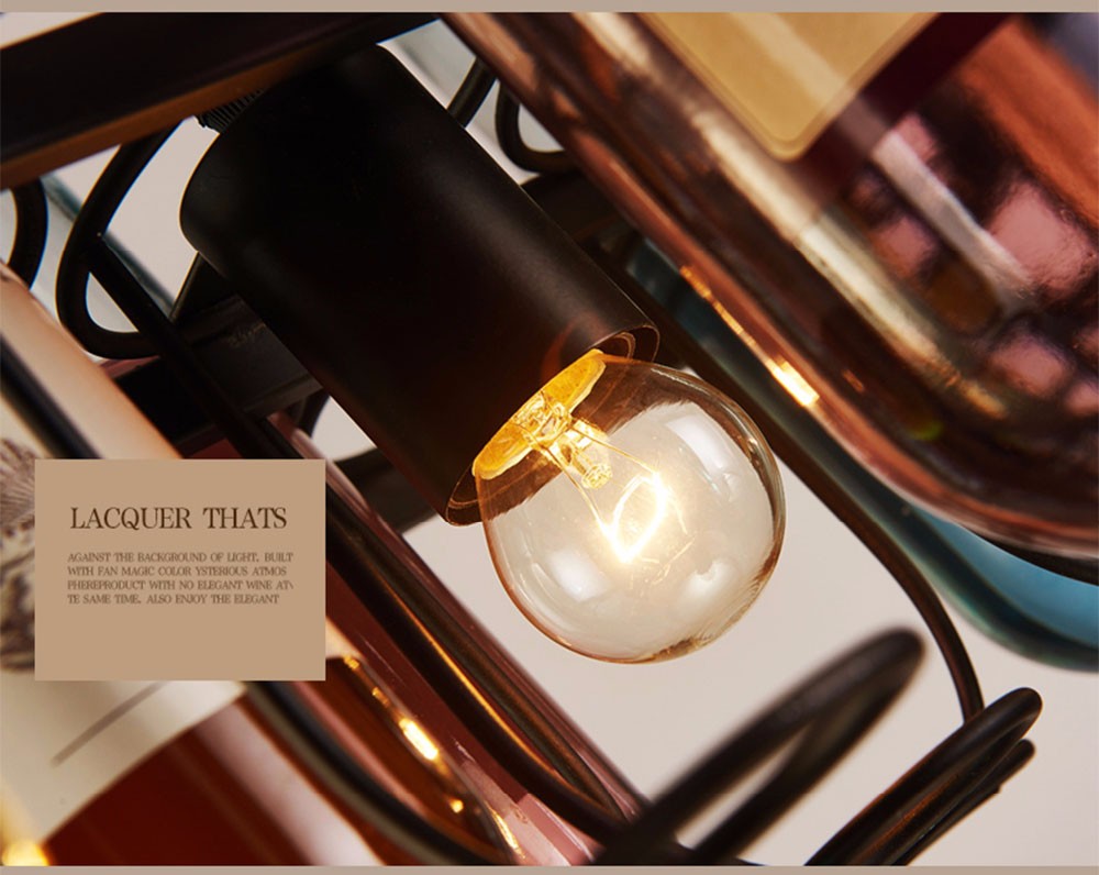 Wine glass chandelier For Bar Dining room Kitchen Lighting (WH-WI-02)