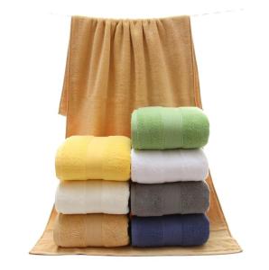 China 7colors 100% cotton combed yarn bath towel 70*140cm, 500g for wholesale, logo embroidered acceptable wholesale
