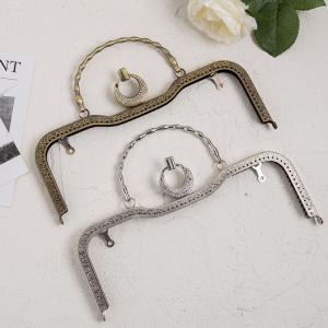 China Customized 128g 20.5*5cm Metal Clutch Frame With Holes wholesale