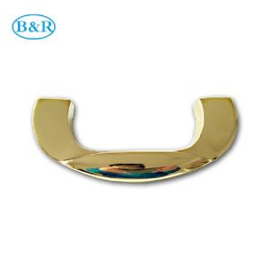 China Half Moon Design Metal Coffin Handles Casket Handles Zamak Material wholesale