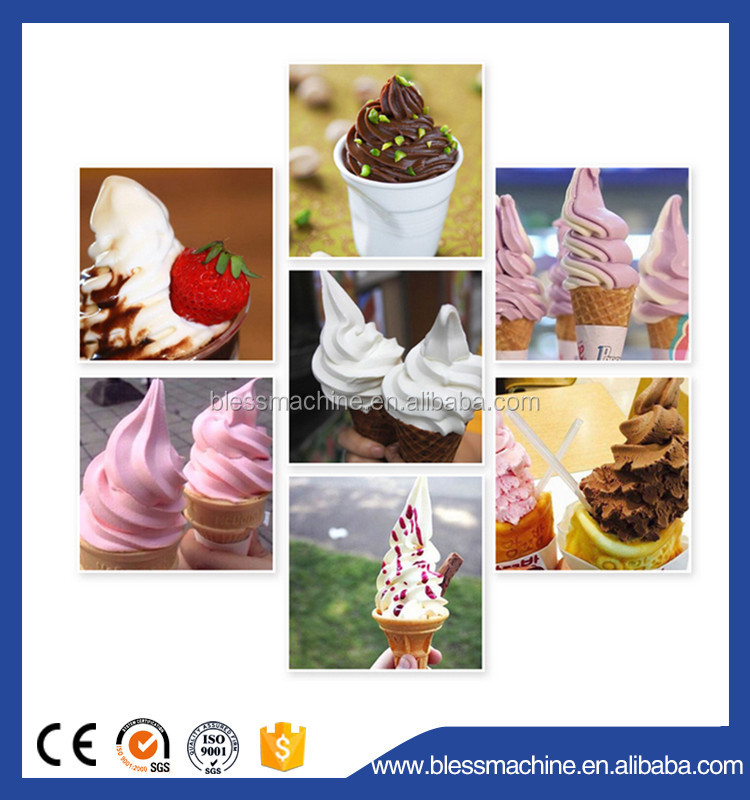 Trade Assurance Digital Indicator Carpigiani Ice Cream Machine with 3 Flavors and 1 Mix