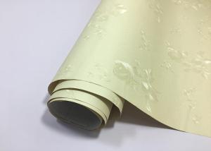China Waterproof Self Adhesive Kitchen Wallpaper Yellow Peel And Stick Wallpaper wholesale