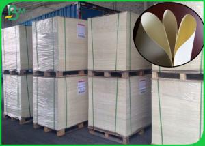 China Eco Friendly Green Read Paper Cream Color Natural Wood Pulp Material wholesale