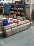 3 Position Pneumatic Rotary Actuator Double Acting Aluminum 3 Way Valve Actuator