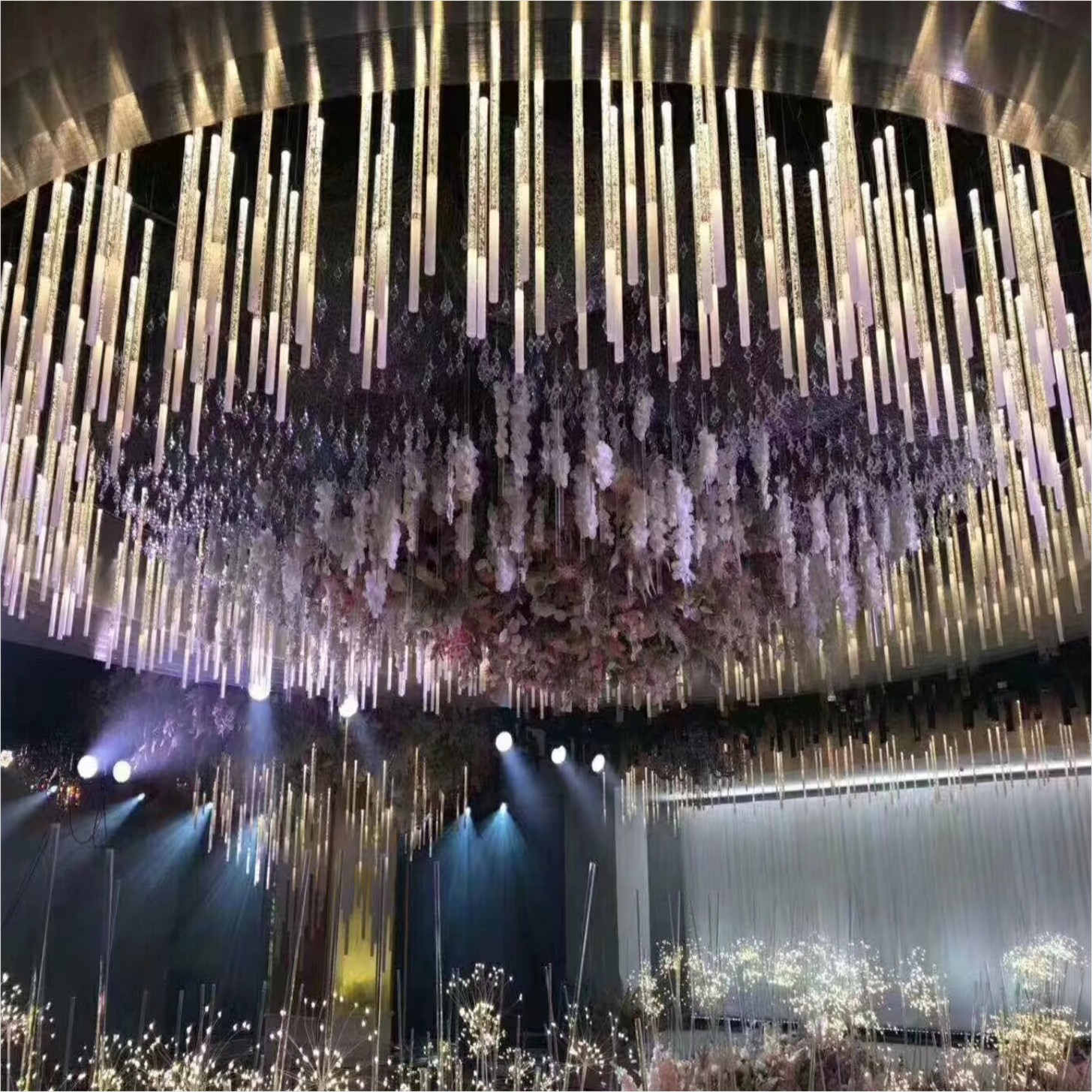 12 Light Crystal Chandelier Bedroom Lighting Event Ceiling Decor Larger Shade Hotel 20 Inch
