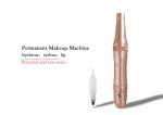 Aluminum Alloy Microneedling Eyebrow Pen Permanent Makeup Machine Easy To