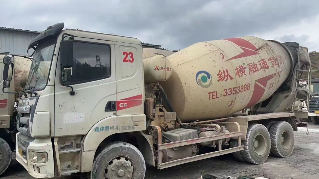 2015 Sy Concrete Mixer Truck 12cbm Concrete Mixing Plant Concrete Batching Plant
