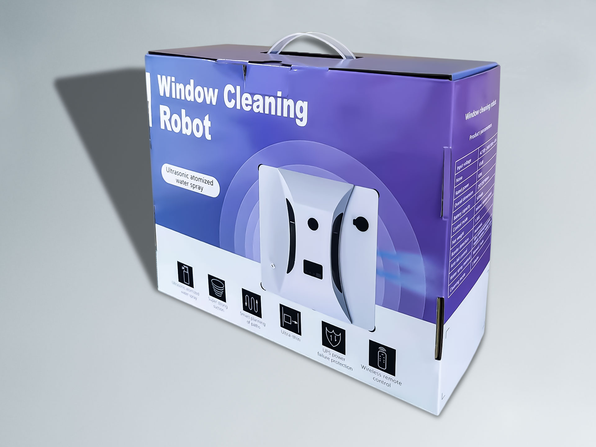 200V - 240V Window Robot Cleaner Language English Water Spray Window Cleaner