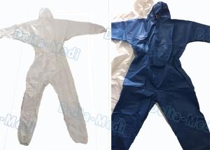 China Breathable SF Non Woven Disposable Protective Coveralls Ealstic Waist Multi Size wholesale