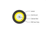 Outdoor Optical Fiber Wire Fibre Cable 2 To 12F PBT Loose Tube
