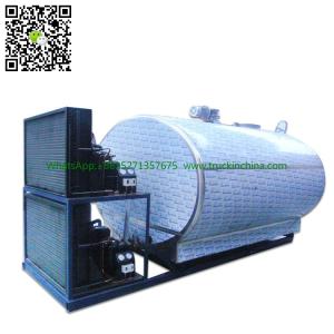 China Stainless steel Milk Cooling Tank Body For Lorry Trucks 8CBM- 25CBM wholesale