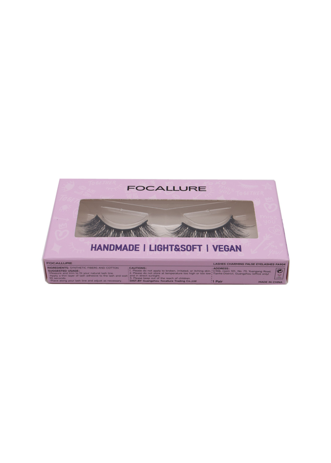 Eyelashes Cardboard Paper Printed Cosmetic Boxes 300Gsm With Window