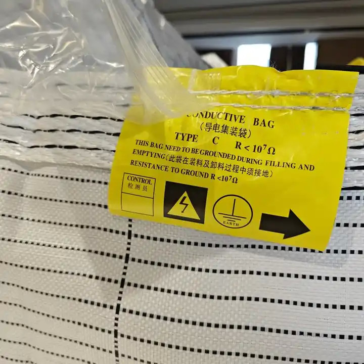 Conductive FIBC Bulk Bag Antistatic Big PP Woven Container 1 Ton