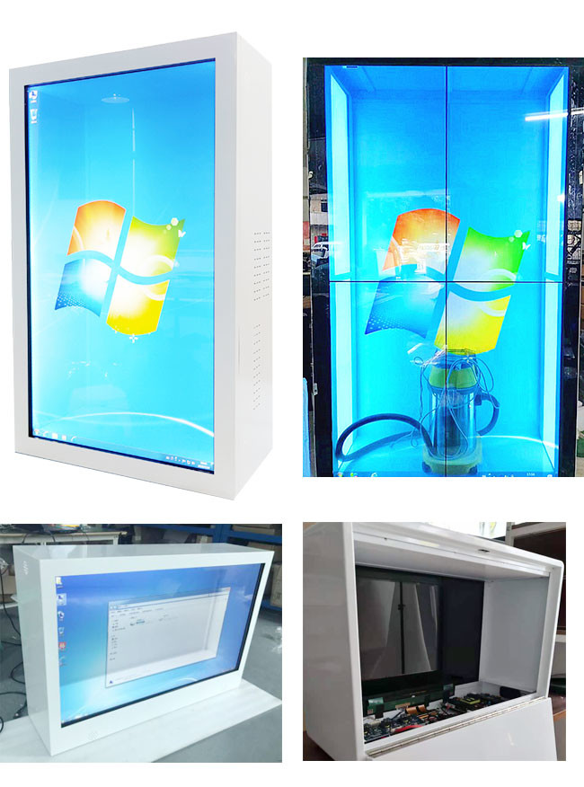 Small Transparent LCD Display 15.6'' 21.5'' 22'' 32'' Capacitive Touch Screen Advertising Playing Equipment
