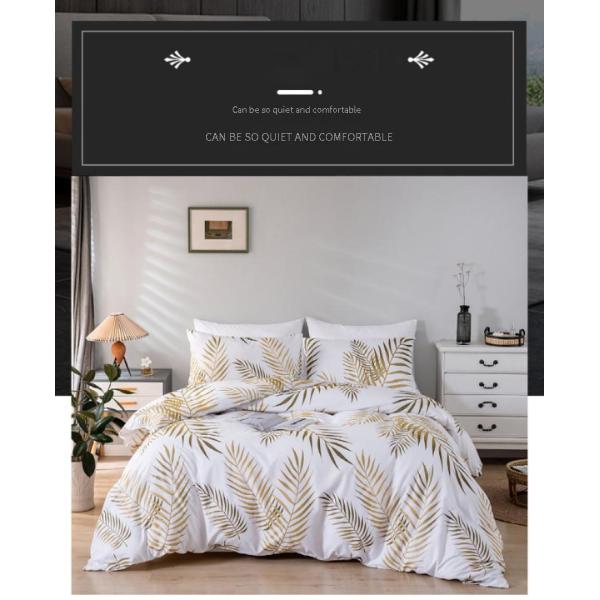 Printed 3 Pieces Bedding Set for King Size Bed Duvet Cover Set and Designer Bed Sheet