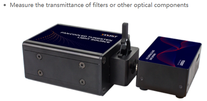 YLS-8301-03 Fan Cooling Tungsten Light Source for Visible-NIR Absorption Reflection Spectral Measurement 400-2000nm