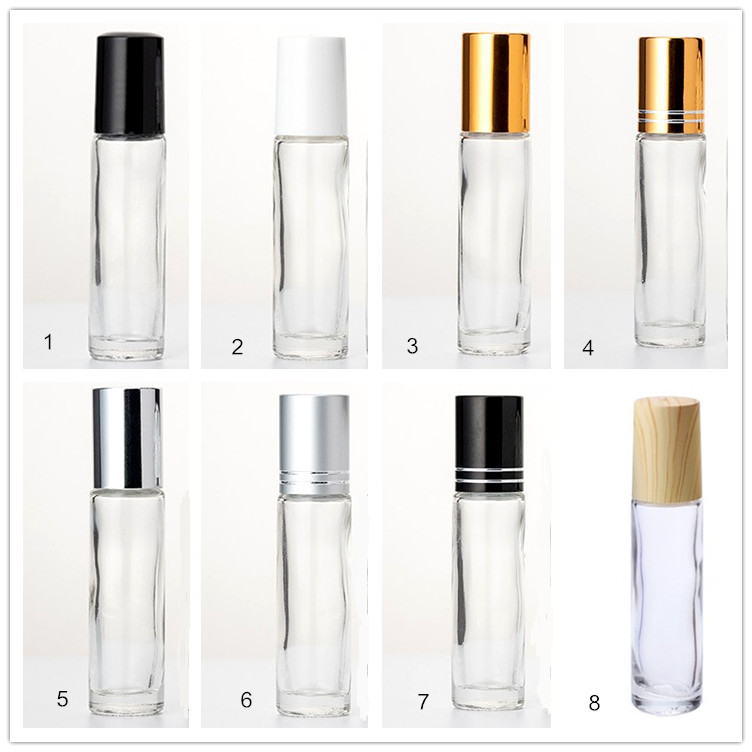 Aluminum Cap Capacity 1ml 5ml Roll On Perfume Bottles