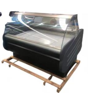 China Front Flap Glass Door Deli Display Counter Fridge Meat wholesale
