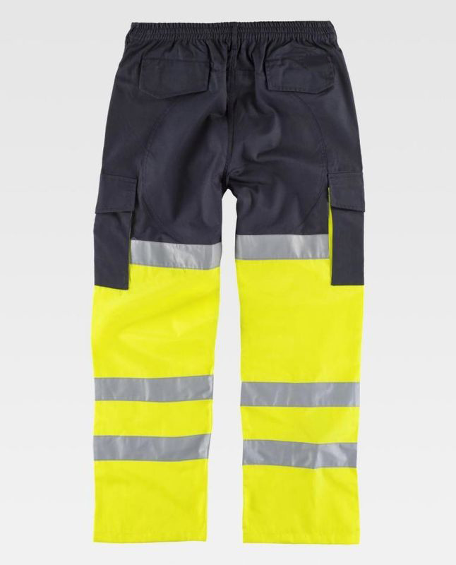 Workers Orange Hi Vis Trousers / Safety And Fashion Mens Work Pants