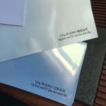 Matte Silver 130g Printable Vinyl Waterproof Glossy Sticker Paper