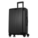 28 Inch PC ODM Black 4 Wheel Trolley Luggage