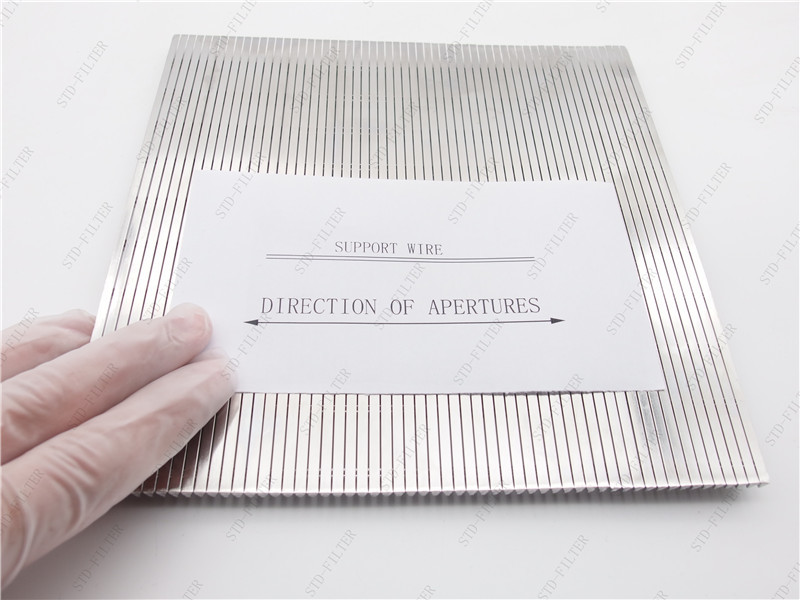 High Saline Alkaline Wedge Wire Screen Tolerance Slot 0.2mm For Salty Industrial Spare Part