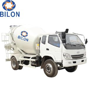 China 3m3 Concrete Mixer Truck With 4 Wheel Driver , 2 Wheel Steering wholesale
