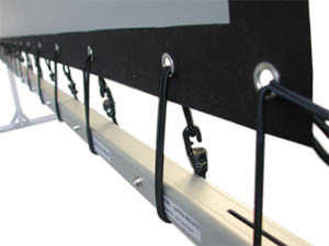 HD Foldable Projector Screen Anti - Crease Portableelastic Cords For Home Theater