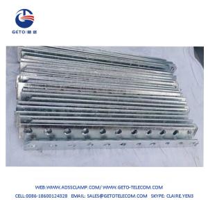 China 11 Holes Cross Arm For Outdoor Pole Hot Dip Galvanized Steel ISO9001 wholesale