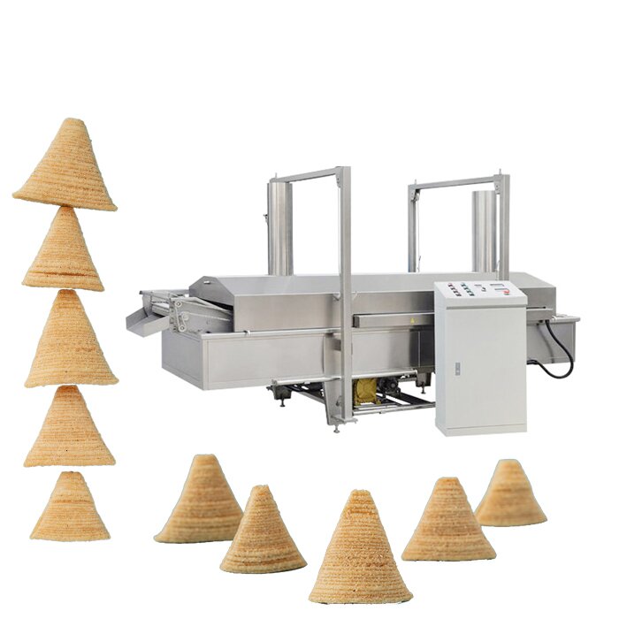 SIEMENS Fried Snack Production Line Salad Bugles Snack Extruder Machine