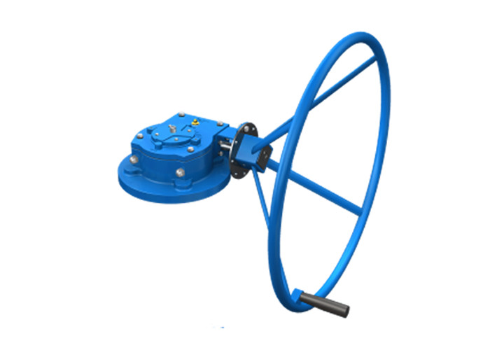 Compact Gate Valve Quarter Turn Gearbox Gray Iron Nodular Material