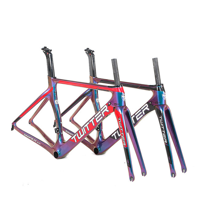 54cm T800 Carbon Frame Internal Cable With Holographic Color