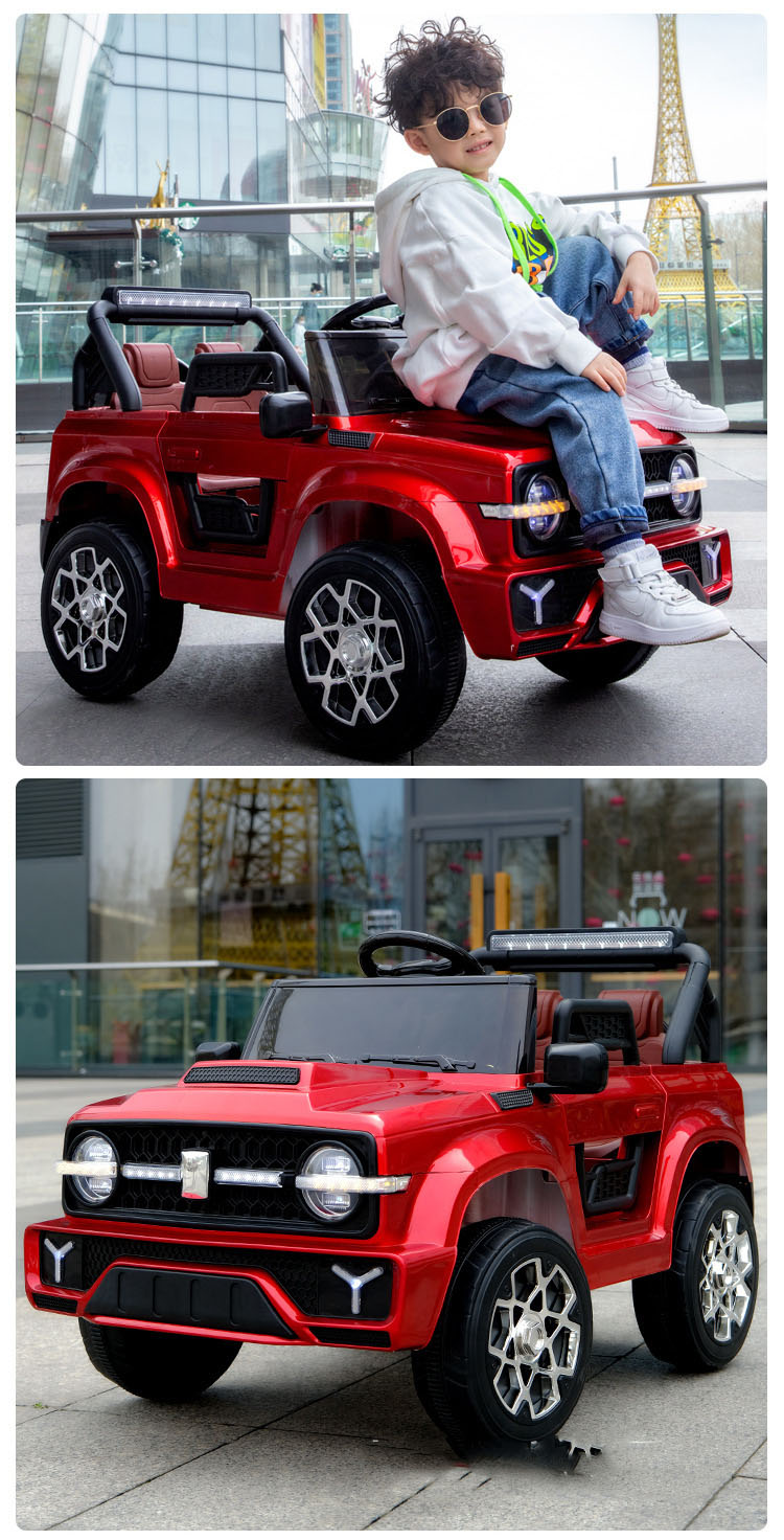 Four-wheel Children's Electric Car Suitable for 1-6 Year Old Boys and Girls Off-road Ride On Toy