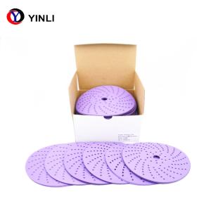 China multi-holes Ceramic Sanding Disc 80 Grit Sandpaper For automatic wholesale