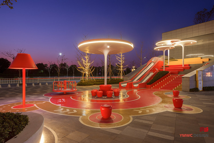 Outdoor Children's Playground Play and Decoration Planning with Custom Print Method