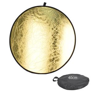 China Silver Gold Folding 110cm Photo Studio Reflector Collapsible wholesale