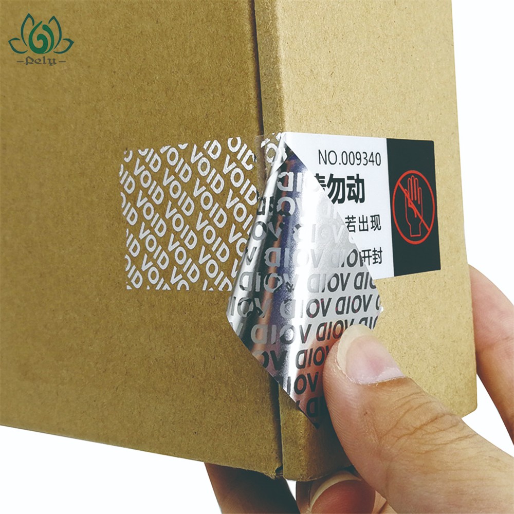 Colorful Tamper Evident Security Labels For Protection
