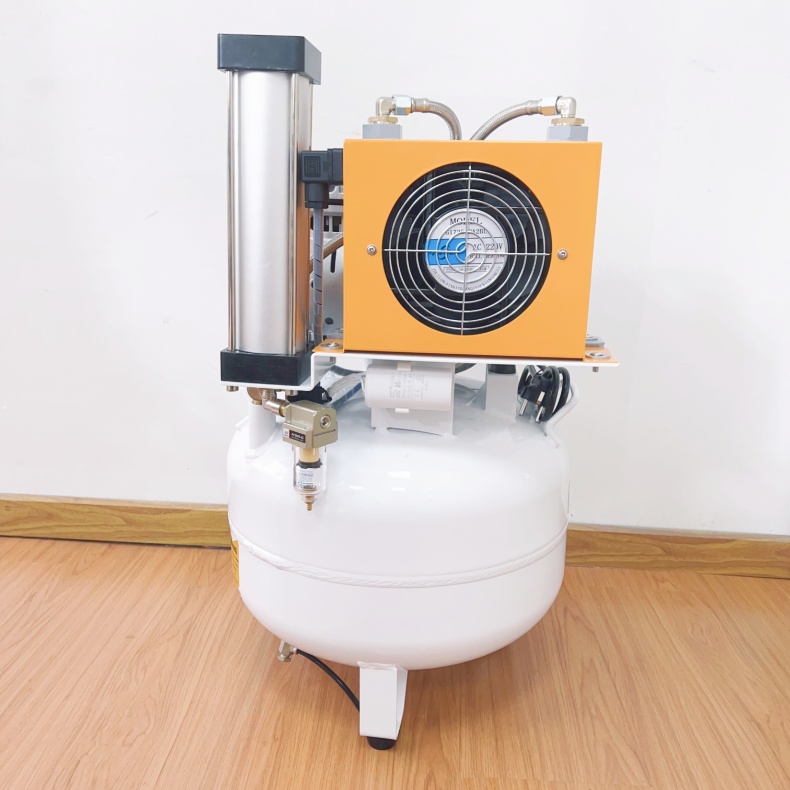 CE Certified Oil Free Air Compressor Dental Clinic 32L Dental Air Compressor With Dryer